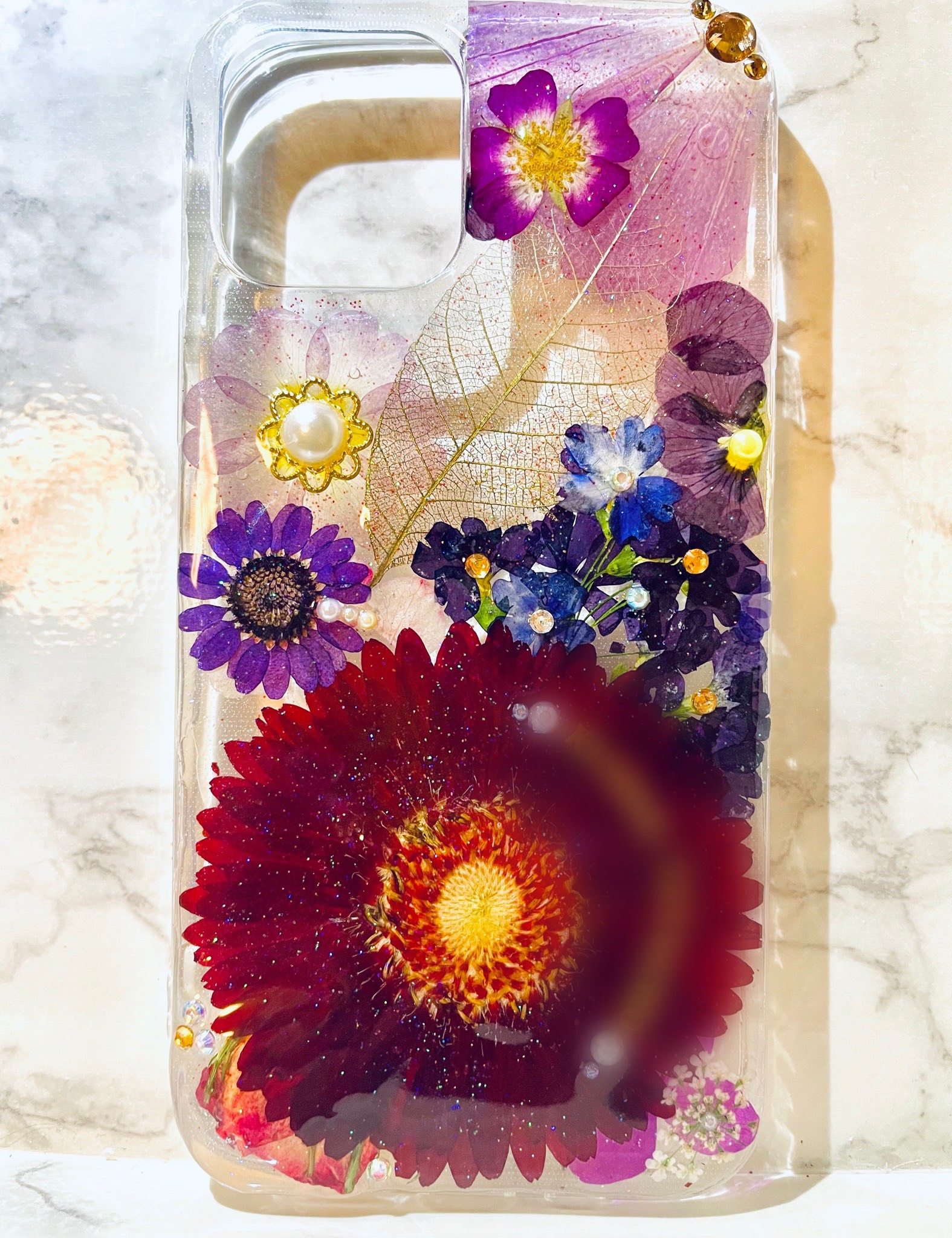 iPhoneケース､iPhoneカバー､押し花ケース､押し花､スマホケース､押しフルーツケース、押しフルーツカバー 265527 AK